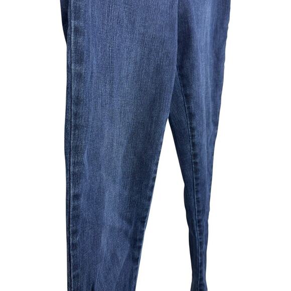 Soft Surroundings Pull On Dark Wash Jeggings Tapered Leg Jeans Elastic Waist S - Picture 3 of 16